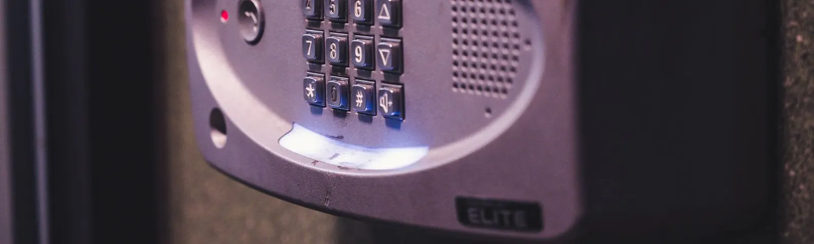 Clavier de commande d'une alarme maison sans fil